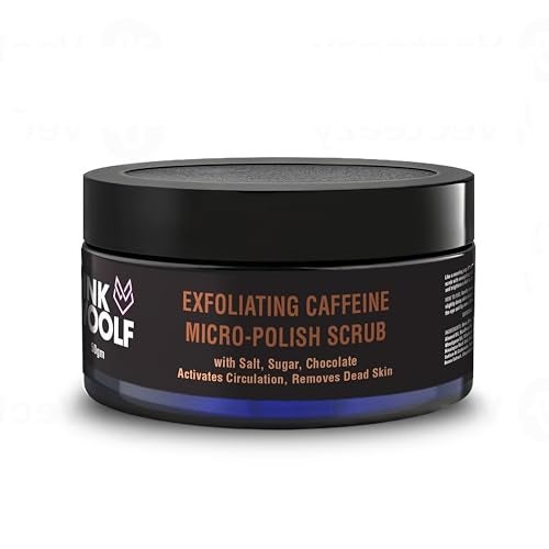 Pink Woolf Body Scrub | Exfoliating Caffeine Micro Polish Chocolate Scrub | Activates Circulation, Removes Dead Skin & Moisturizes Your Skin | 50g (Pack Of 1) - Image 1