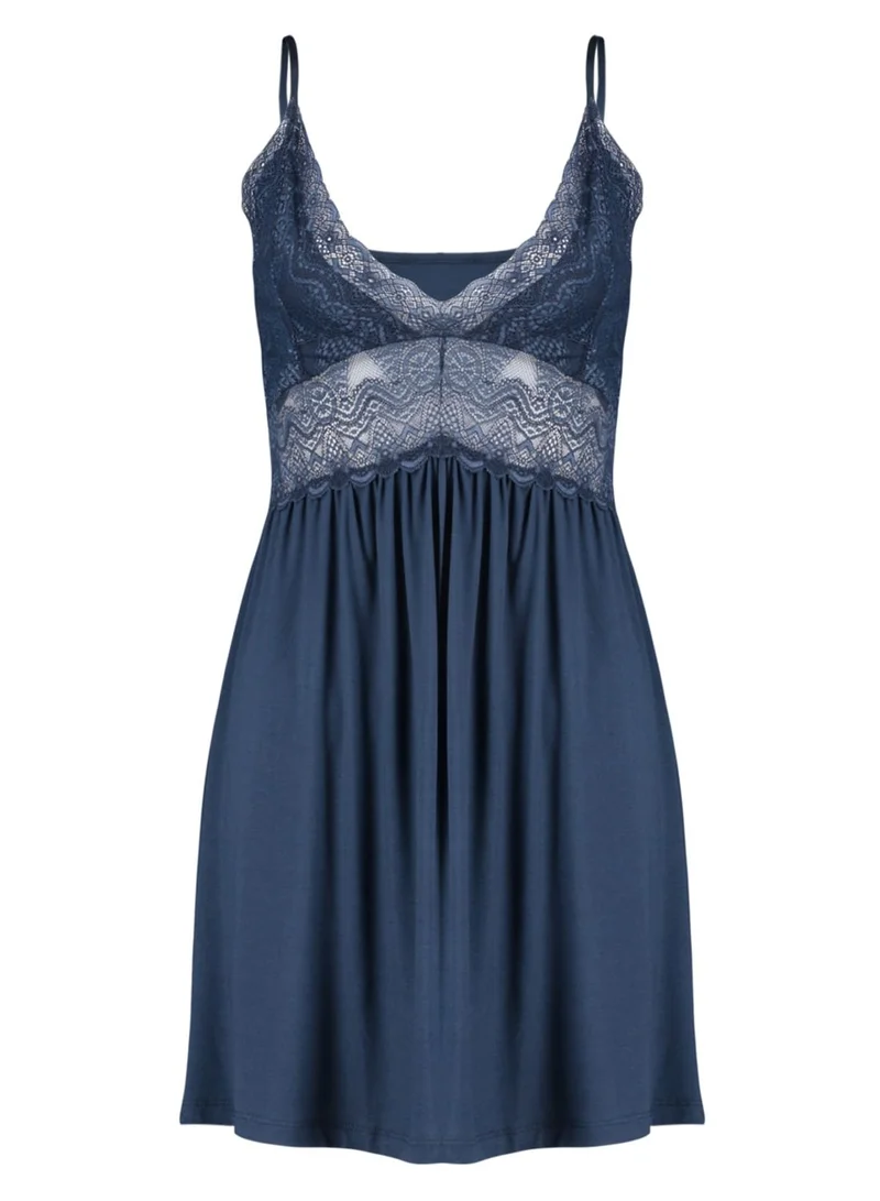 trendyol Lace Detailed Knitted Nightgown