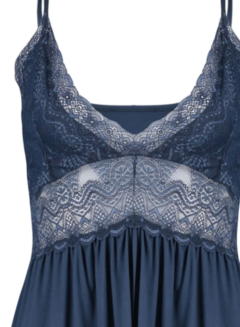 trendyol Lace Detailed Knitted Nightgown