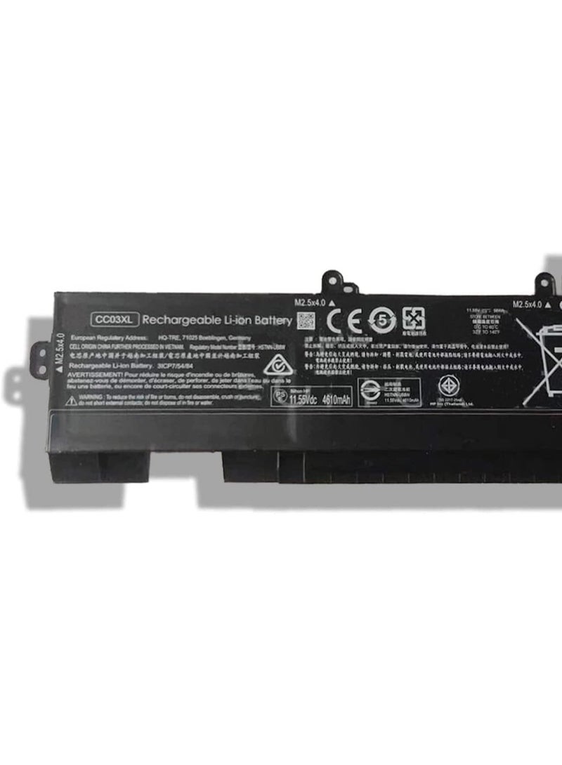 زيكسين لیپ ٹاپ بیٹری CC03XL CC03053XL-PL لیپ ٹاپ بیٹری H.'P EliteBook 830 835 840 845 Probook 635 Aero G7 G8 ZBook Firefly 14 G7 G8 MT32 موبائل پتلا کلائنٹ L785555050-505050 08-421 - Image 3