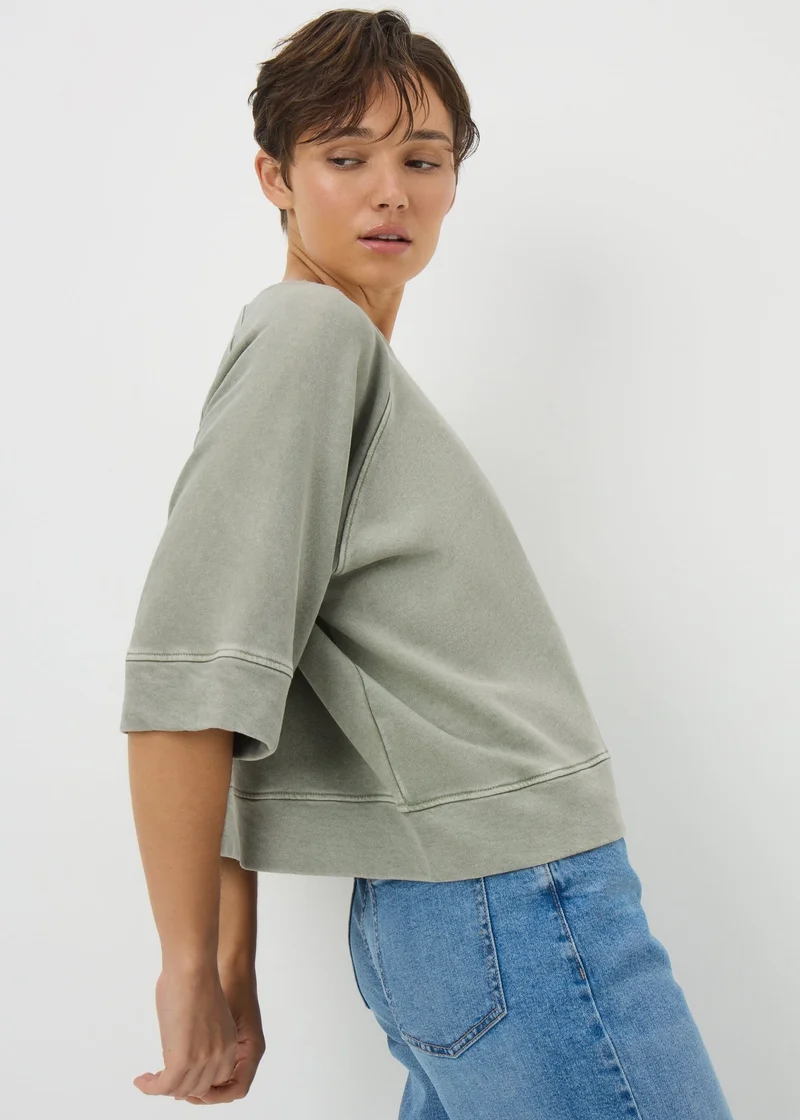 Matalan Sage Acid Wash T-Shirt