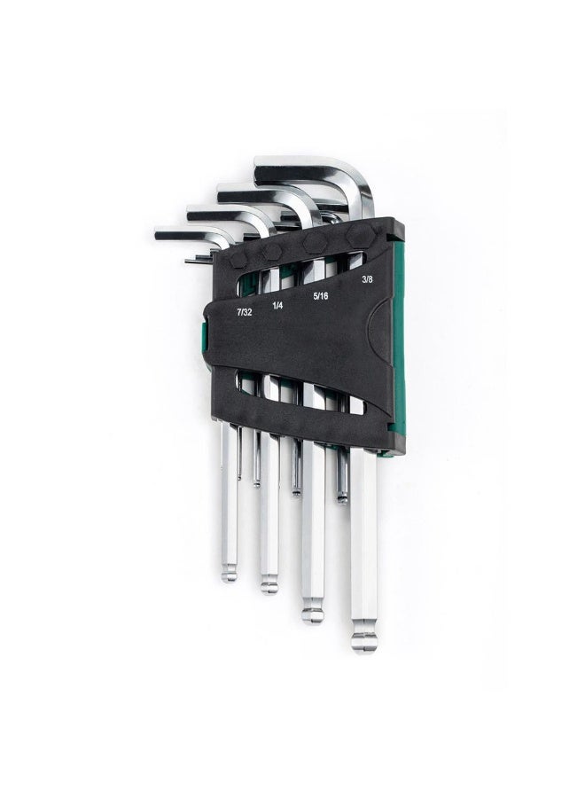 SATA GL09106 12-Piece SAE Long Ball Point Hex Key Set - Image 2