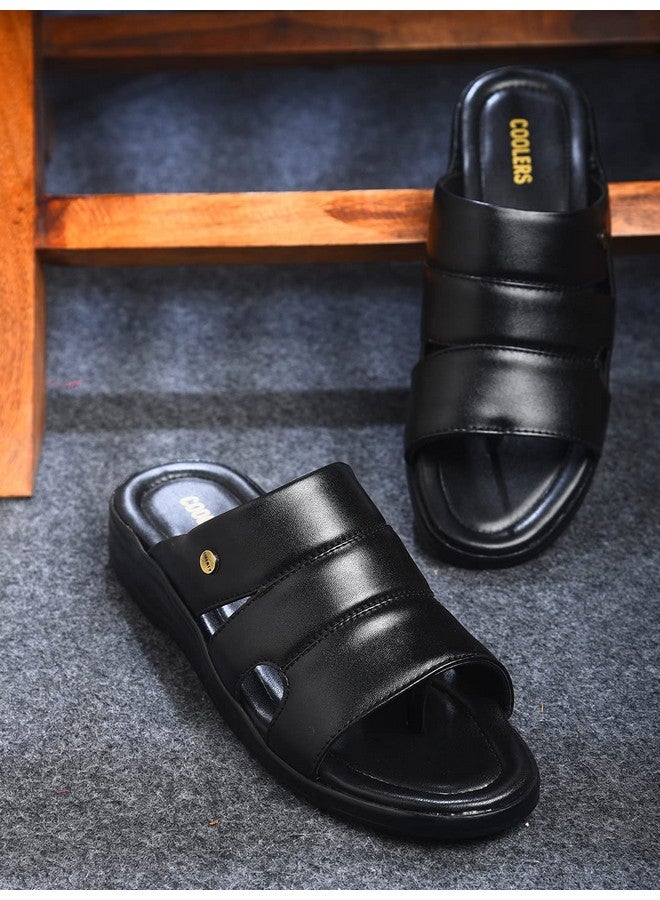 LIBERTY MEN 7123-510 BLACK SLIPPER - 10 UK - Image 3