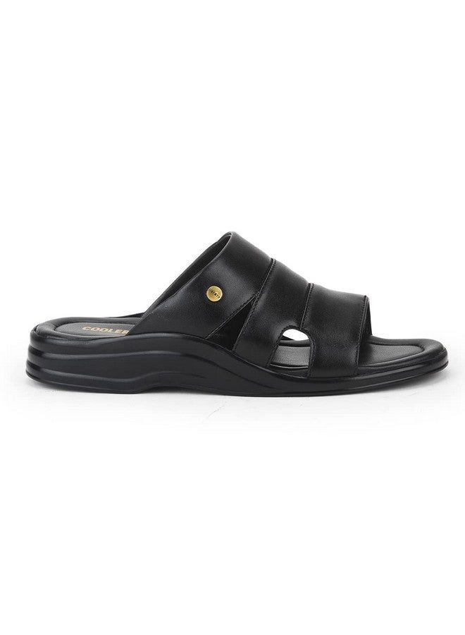 LIBERTY MEN 7123-510 BLACK SLIPPER - 10 UK - Image 2