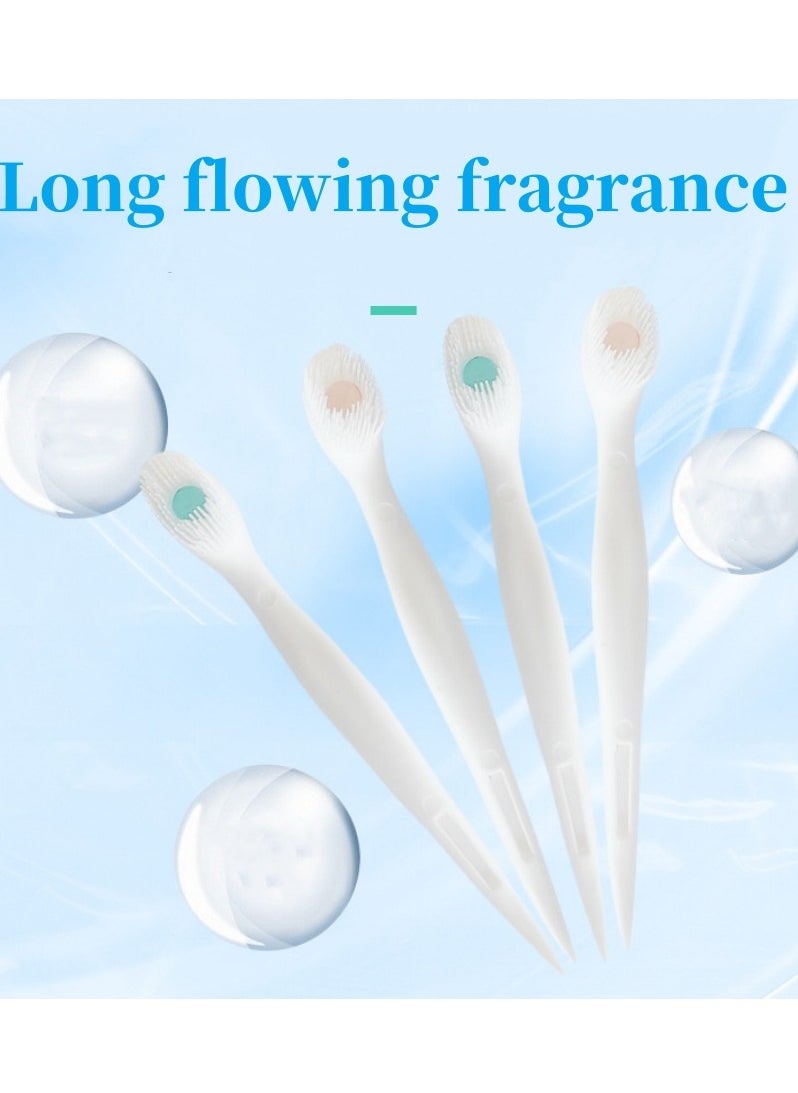 Generic - 20 Pcs Disposable Toothbrushes with Toothpaste and Pick for Work or Travel, Mini Travel Toothbrushes, Mixed Flavor - Image 1