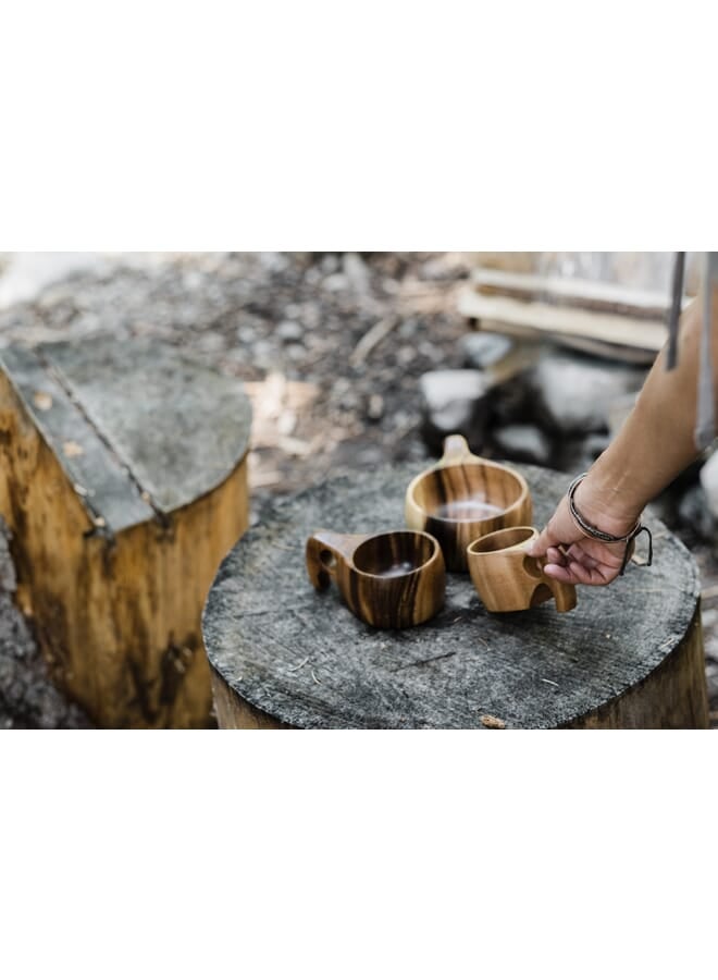 BareBones - كوب شرب خشبي كوكسا 16 أونصة - Image 2