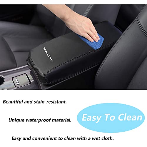 XITER Car Armrest Cover Saver, 1 Pc Center Console Leather Pad Fit for Nissan Altima 2013-2018, Central Console Armrest Box Protector Interior Accessories (Carbon fiber) - Image 4