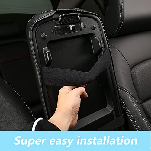XITER Car Armrest Cover Saver, 1 Pc Center Console Leather Pad Fit for Nissan Altima 2013-2018, Central Console Armrest Box Protector Interior Accessories (Carbon fiber) - Image 3