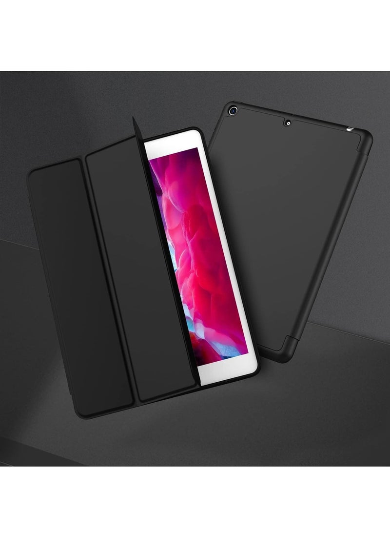 Generic Smart Case for Samsung Galaxy Tab a7 Case 10.4 Inch 2022 2020 (SM-T509 T500 T503 T505 T507) with Pencil Holder, Soft TPU Smart Stand Back Cover Auto Wake/Sleep Feature - Black  - Image 4