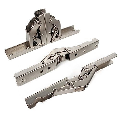 YIDELAI 90 Degree Folding Door/Shelf Hinge Hidden Bracket Table Holder Furniture Parts (4pc) - Image 2