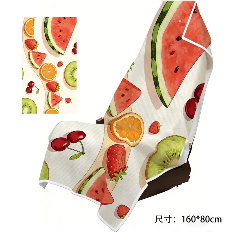 Cross-Border Foreign Trade New Model Car Seat Cover Two-In-One Beach Towel, Absorbent, Warm, Soft, Large Bath Towel for Beach and  Swimming - Image 1
