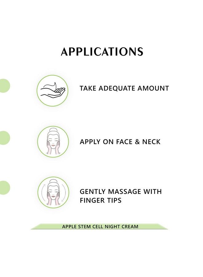 SHIRA كريم الليل شيرأورغانيك النقي من خلايا جذعية التفاح خفيف الوزن للبشرة المختلطة والناضجة مصدر طبيعي قوي لتفتيح البشرة. - Image 5