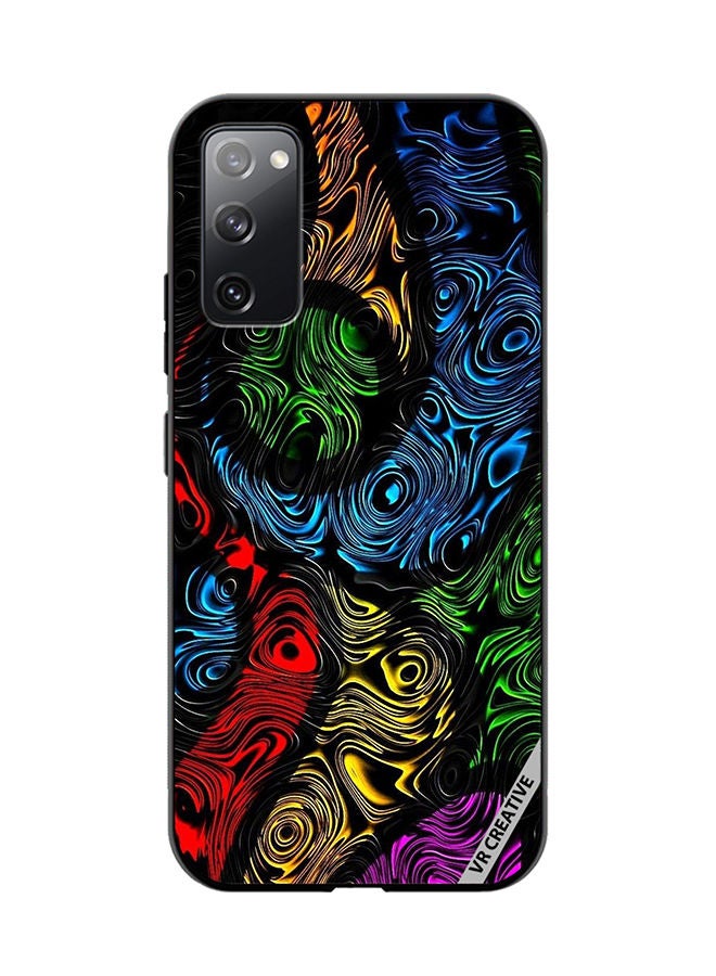 VR CREATIVE Protective Case Cover For Samsung Galaxy S20 FE 5G Design Multicolour - Image 1