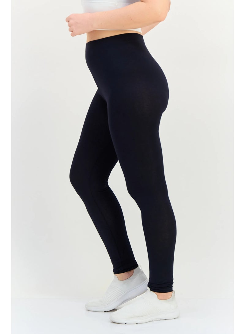 FOREVER 21 Women's Black Full-Length Leggings - Image 2