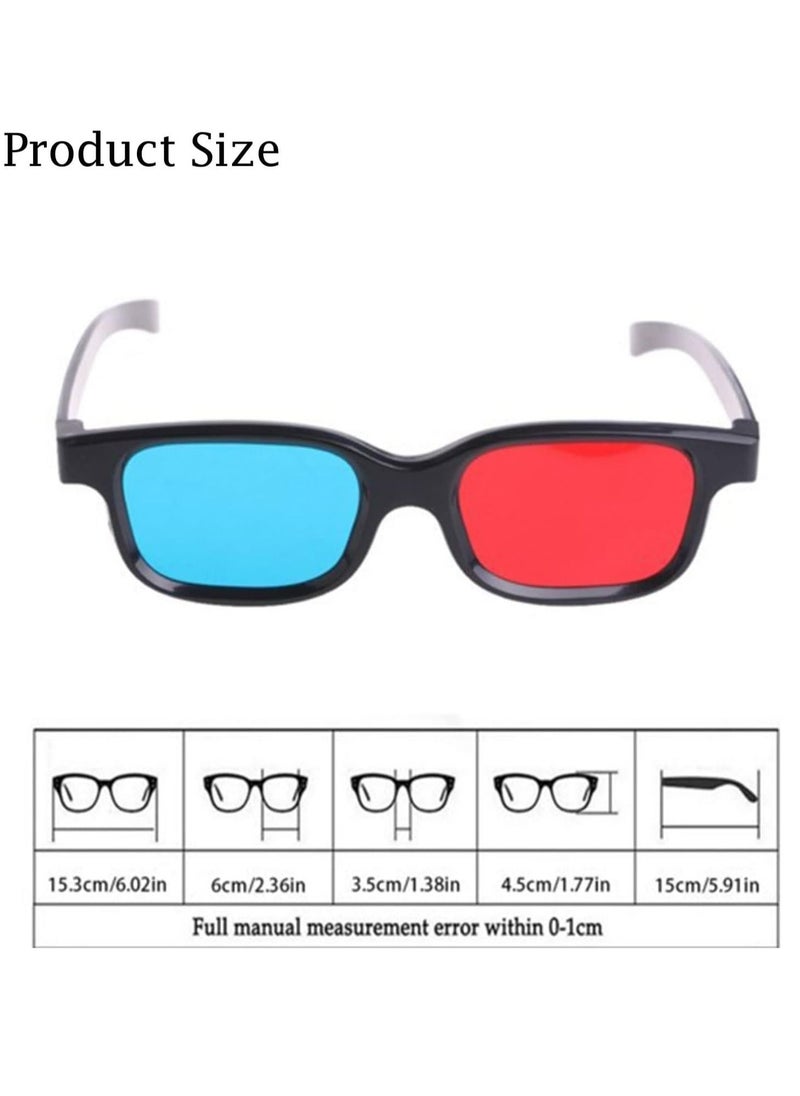 Furtey - 3D Glasses for Dimensional Anaglyph TV Movie - Image 1