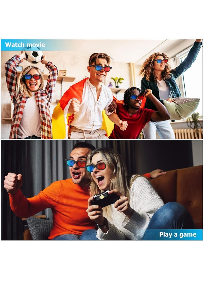 Furtey - 3D Glasses for Dimensional Anaglyph TV Movie - Image 1
