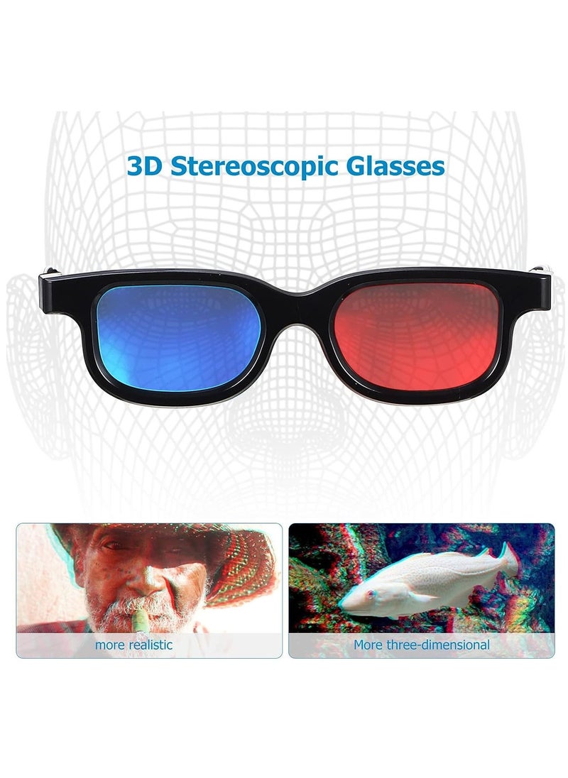 Furtey - 3D Glasses for Dimensional Anaglyph TV Movie - Image 1