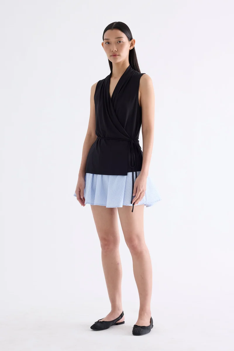 ذا اديتورز ماركت Verda Wrap-Tie Top