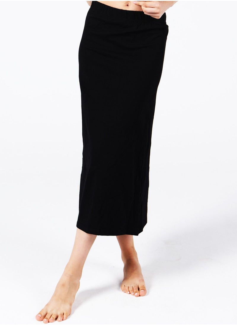 COMODO - skirt black cotton 100% - Image 1