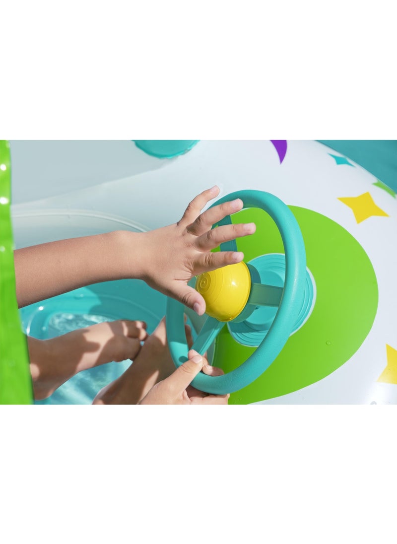 Bestway Bestway® 42" x 44"/1.07m x 1.12m Space Splash Shaded Baby Boat  - Image 3