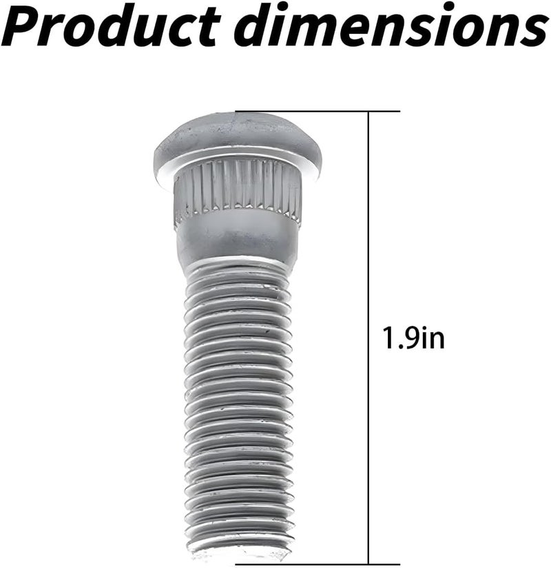 BELOMI 5PCS M12x1.5 Wheel Studs - Image 2
