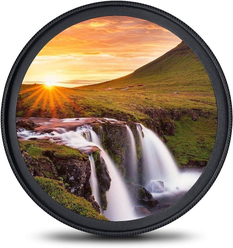 SUPERNIC 52mm UV Filter for Fuji Fujifilm X-T50 X-T30 II X-T20 X-M5 X-A7 X-T200 + XC 15-45mm Kit Lens D5500 D5300 D3300 + AF-S 18-55mm Kit Lens & Other Lenses - Image 1