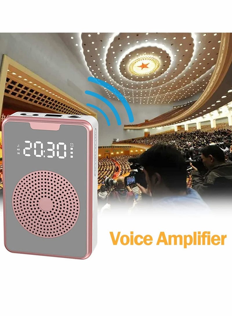 Portable Voice Amplifier with Microphone Headset, Ultralight Portable Mini Rechargeable Personal Speaker - Image 2