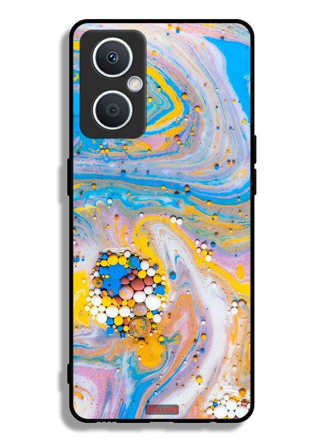 Tolwak Oppo A96 5G (China) Protective Case Cover Gems Colorful Abstraction - Image 2