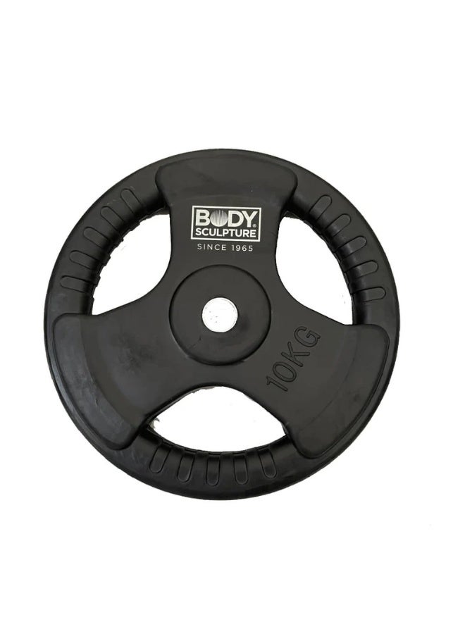 لوحة وزن - لوحة باربل قياسية 10 كجم لتدريب القوة، وصالة الألعاب الرياضية المنزلية، وبناء العضلات