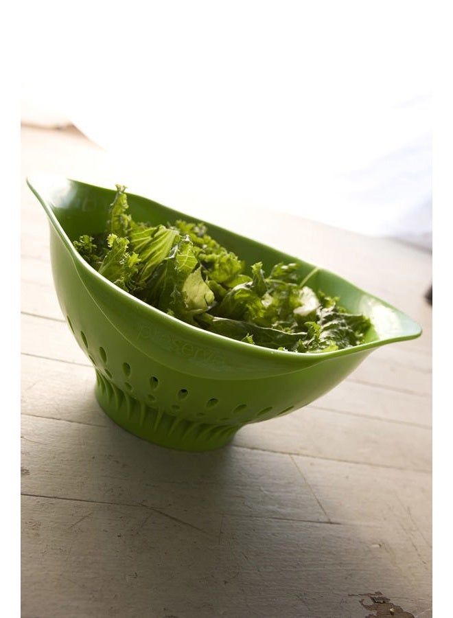 Preserve Large Colander Kitchenware, 3.5 Quart Capacity, Green - Image 3