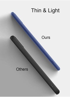 Wtech Silicone TPU With Card Holder Case Cover For Infinix Note 40 Pro 4G / 5G 2024 Navy Blue  - Image 5