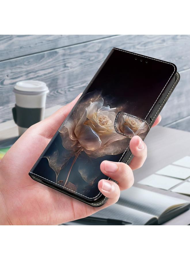 اس-توب جراب هاتف OPPO A17 من الجلد المطلي بالكريستال - Image 5