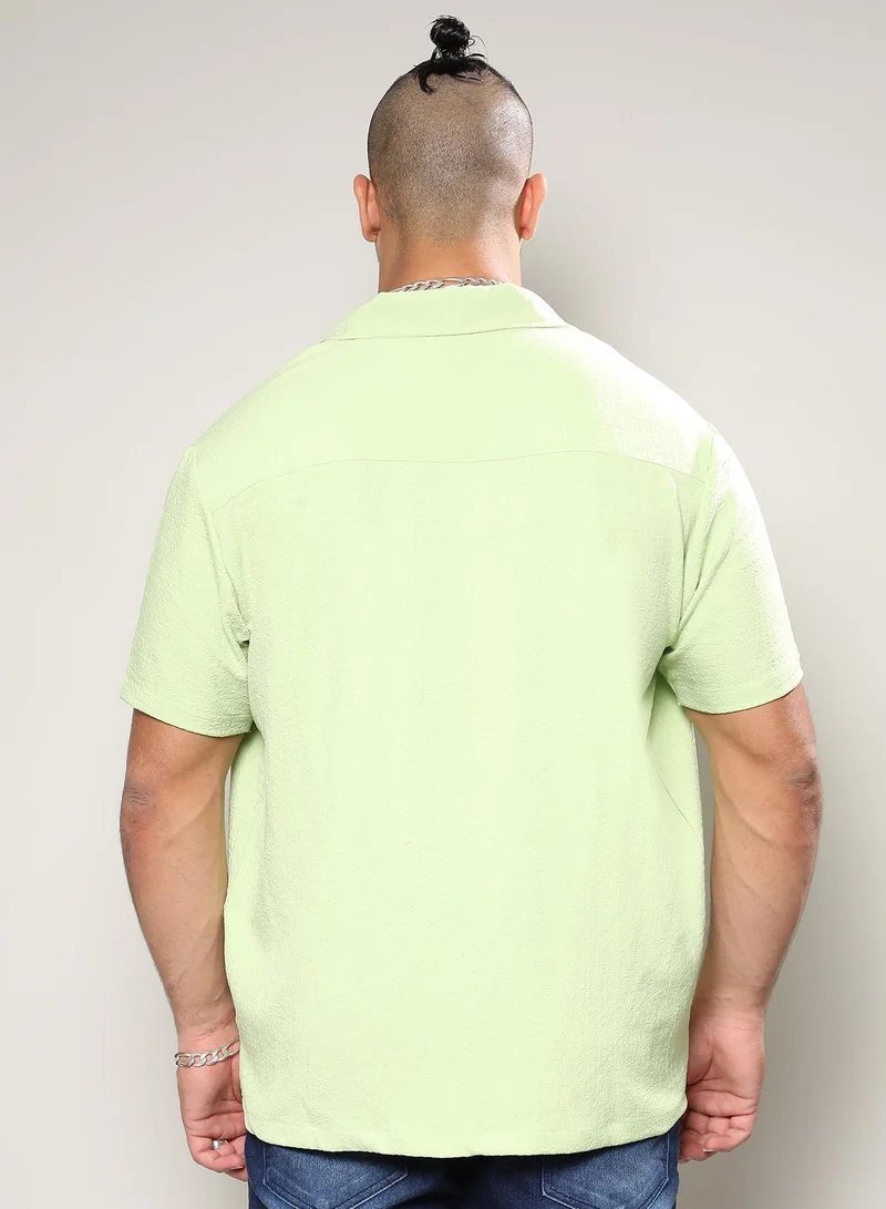 Instafab Plus Creased Shirt