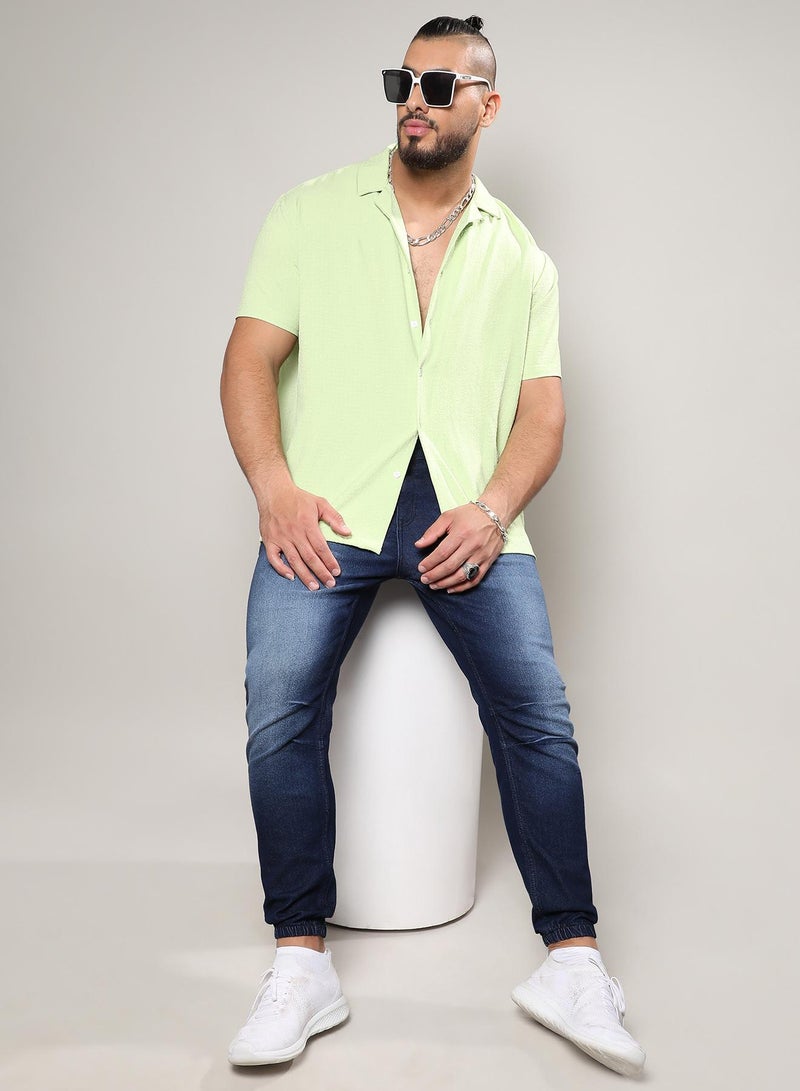 Instafab Plus Creased Shirt - Image 3