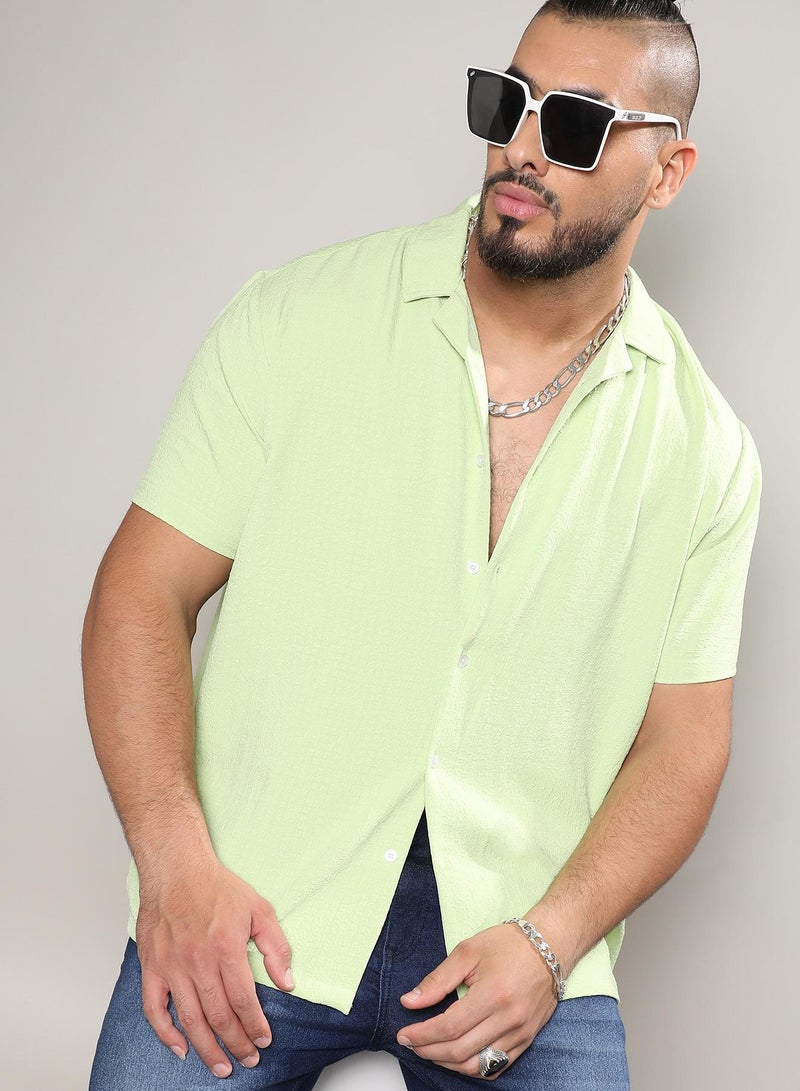 Instafab Plus Creased Shirt - Image 1