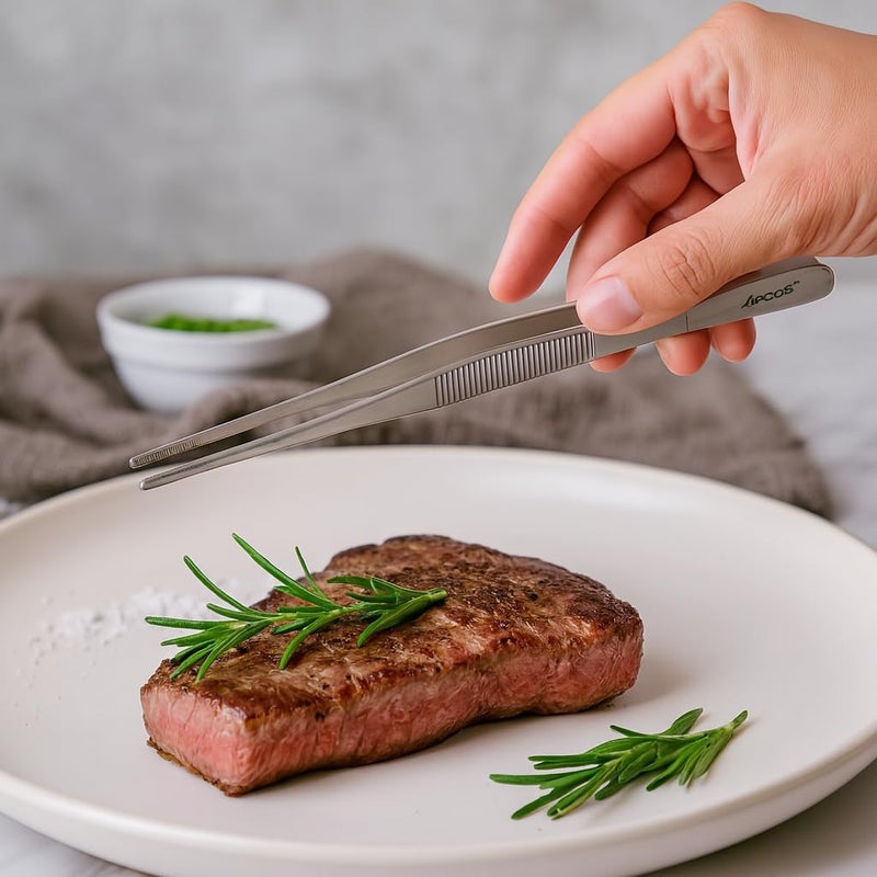 BS B&S 300mm Stainless Steel Culinary Tweezer - Image 5