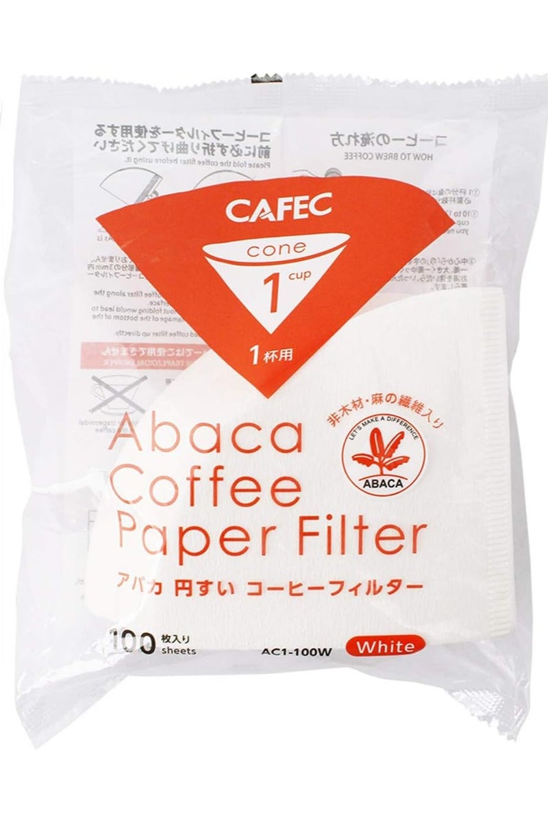 CAFEC Coffee Paper Filter - V60 Size 01