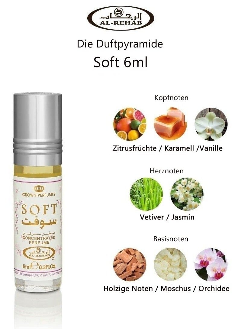 الرحاب سوفت زيت عطري مركز من الرحاب - 6 مل - Image 3