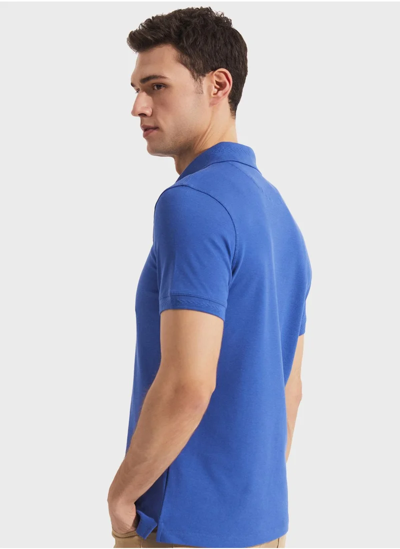 جون Essential Slim Fit Polo