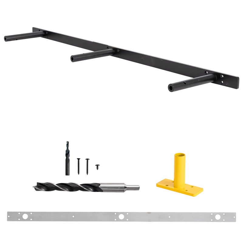 PICESA 38â€˜â€™ Heavy-Duty Hidden Floating Shelf Bracket â€“ 210 LBS Max Load (Mounted on Studs), Floating Mantel Bracket for Fireplace & Wall Shelves, Includes Easy Installation Kitï¼ˆ38 inch Bracketsï¼‰ - Image 2