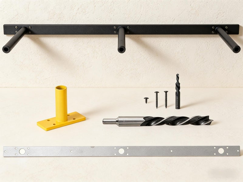 PICESA 38â€˜â€™ Heavy-Duty Hidden Floating Shelf Bracket â€“ 210 LBS Max Load (Mounted on Studs), Floating Mantel Bracket for Fireplace & Wall Shelves, Includes Easy Installation Kitï¼ˆ38 inch Bracketsï¼‰ - Image 1