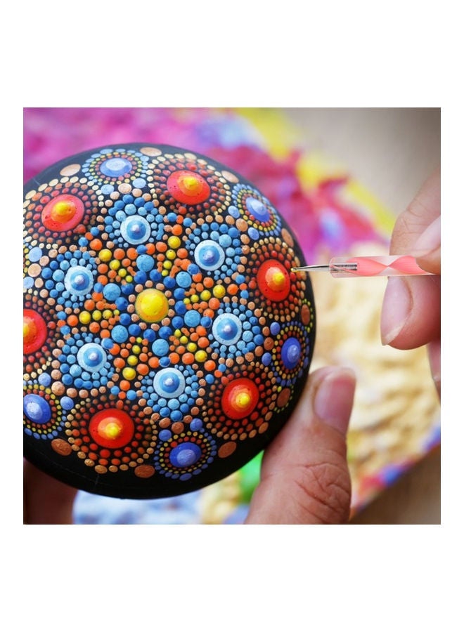 NIBEMINENT 37-Piece Mandala Painting Set Multicolour - Image 3