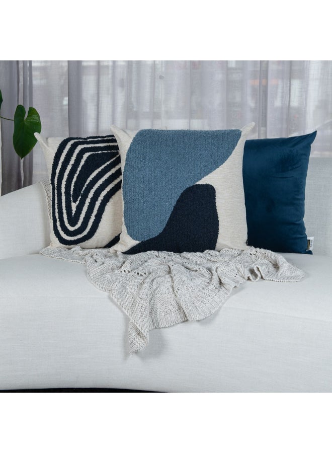 Belchior Concept Innovative Embroidery Square Shaped Decorative Cushion Multicolour 50 x 50 cm 472557 - Image 4