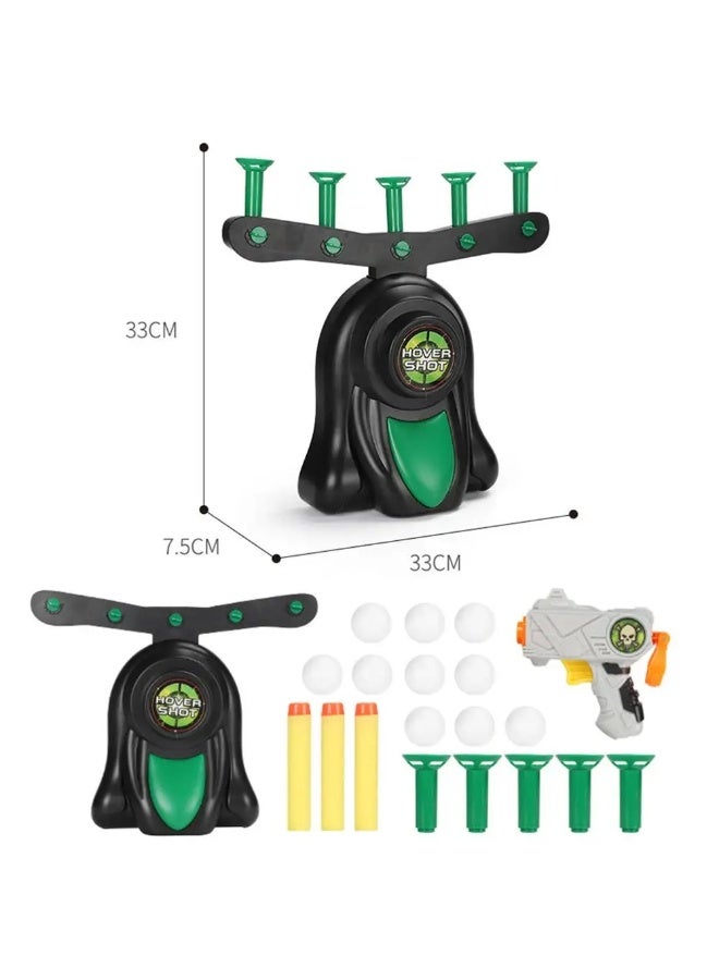Hover Shot Floating Target Shooting Game for Kids – Foam Dart Blaster with 10 Floating Ball Targets – Air Hover Shooting Game – Interactive Target Practice Toy – Ages 8+ - Image 4