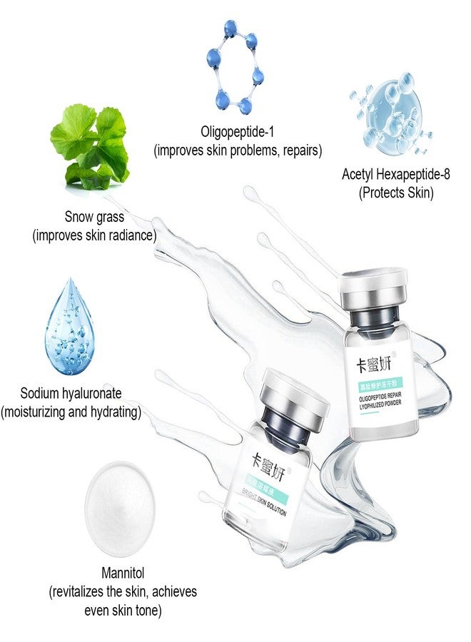 Veerlogix Stem Cell Serum for Face Exosomes for Skin Kit, Plant Extract+Freeze-Dried Hydrolyzed Collagen for Post Treatment Serum, Skin Repair for Improves Skin Radiance Hydrating Skin-Firming, 6 Vial - Image 5
