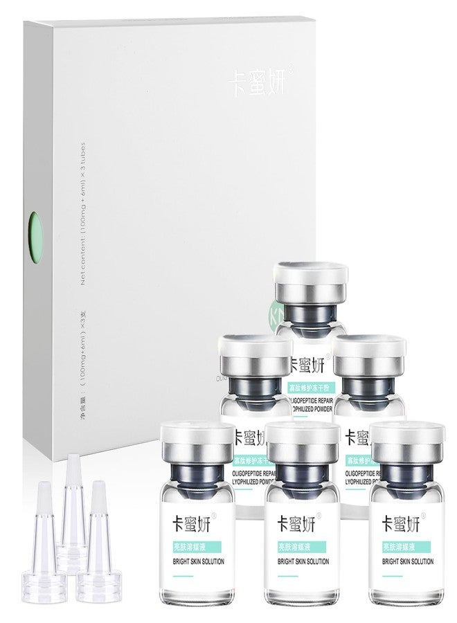 Veerlogix Stem Cell Serum for Face Exosomes for Skin Kit, Plant Extract+Freeze-Dried Hydrolyzed Collagen for Post Treatment Serum, Skin Repair for Improves Skin Radiance Hydrating Skin-Firming, 6 Vial - Image 1