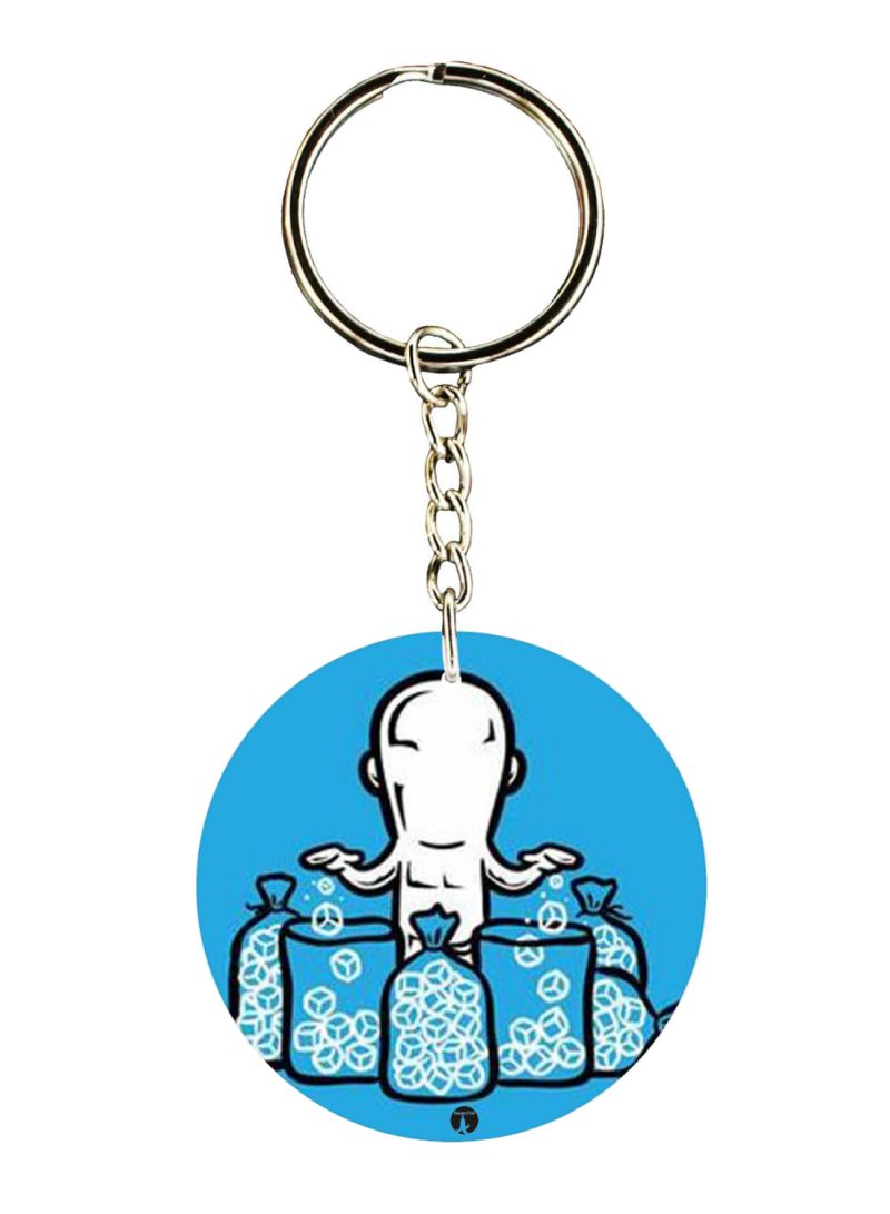RKN Double Sided Iceman Printed Keychain