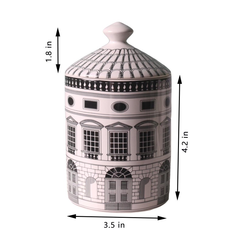 Beccalame Ceramic Candle Jar Home Fireplace Kitchen Dining Decor Candle Holder (H1) - Image 2