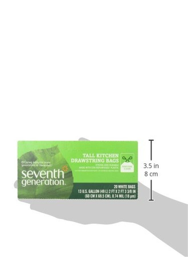 Seventh Generation, Drawstring Kitchen Trash Bags 13 gal, 20 count - Image 5