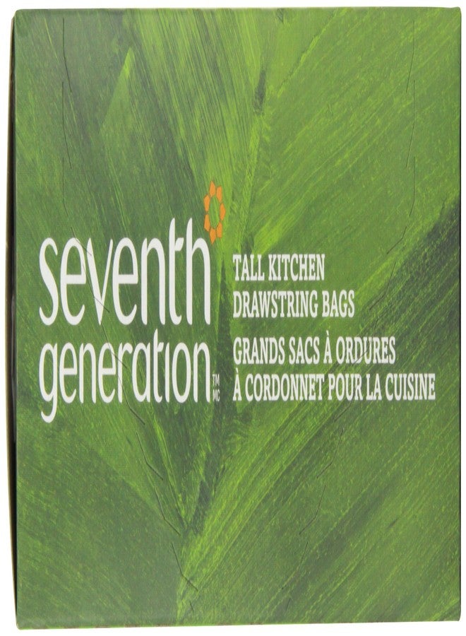 Seventh Generation, Drawstring Kitchen Trash Bags 13 gal, 20 count - Image 2